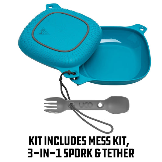 UCO 4-Piece Mess Kit Classic Blue F-MK-CORE4PC