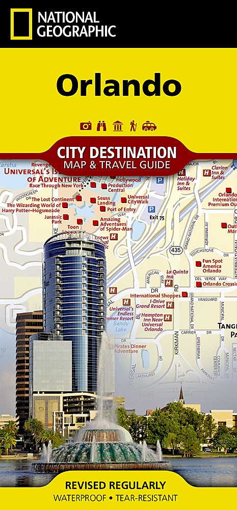 National Geographic City Destination Map Orlando FL DC01020300