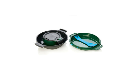 Humangear GoKit Deluxe Mess Kit Charcoal / Green HG0651