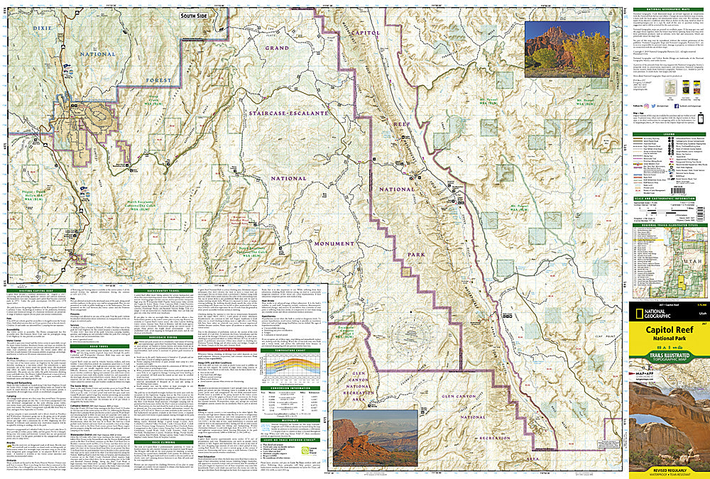 National Geographic UT Mighty 5 Park Map Pack Bundle TI01020773B