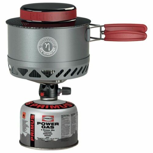 Primus Lite XL Gas Stove / 1L Non-Stick Pot Eta System w/Lid--Footrest--Mesh Bag