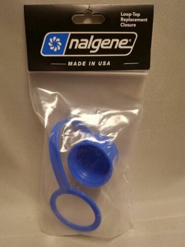 Nalgene Blue Loop-Top Replacement Lid/Cap for 16/32oz Narrow Mouth Bottle