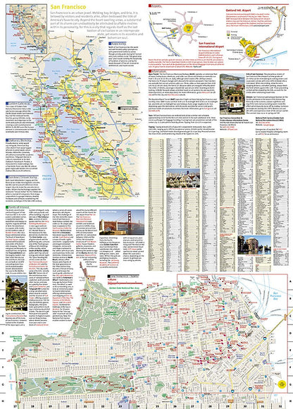 National Geographic City Destination Map San Francisco CA DC01020319