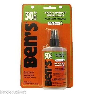 Ben's 30% DEET Wilderness Repellent 3.4 fl oz Pump Bottle 0006-7187