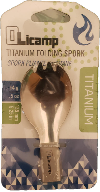 Olicamp Titanium Folding Spork 328110