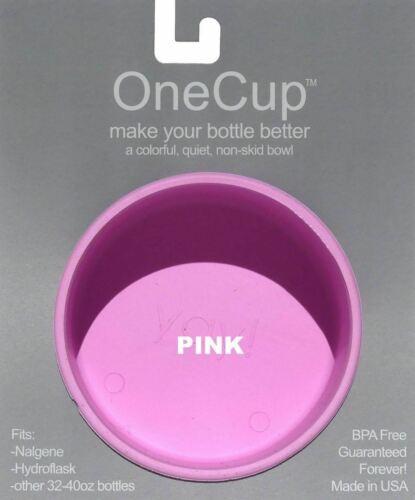 OneCup 10oz Cup / Bowl Pink for 32 oz Bottle Nalgene/Kleen Kanteen/Hydroflask