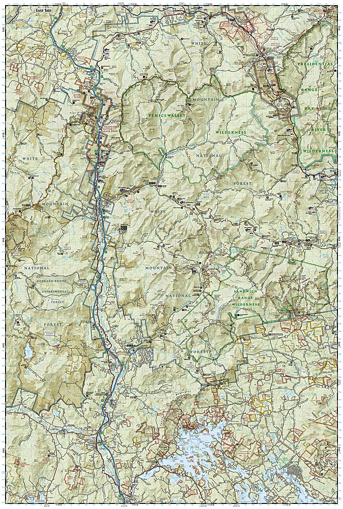 National Geographic NH Franconia Notch/N Conway Trails Illustrated Map TI00000740