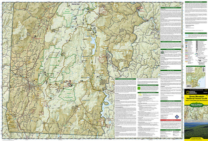 National Geographic VT Green Mountain NF Map Pack Bundle TI01021128B