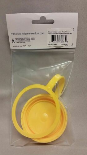 Nalgene Loop Top Replacement Lid/Cap for Wide Mouth 63mm 32oz Bottle Yellow