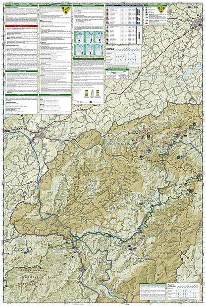 National Geographic Cherokee Nat Forest Map Pack Bundle TI01021243B