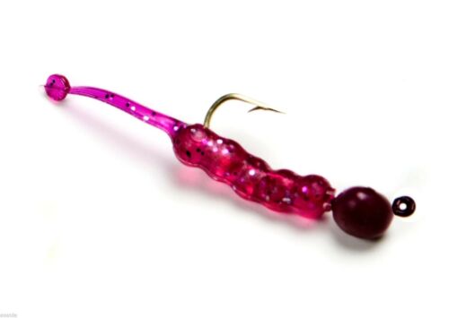 Celsius Ice Sprout 1/100 Jig head w/ Tail Purple CE-SPT100PUR Fishing Lure 3-PK