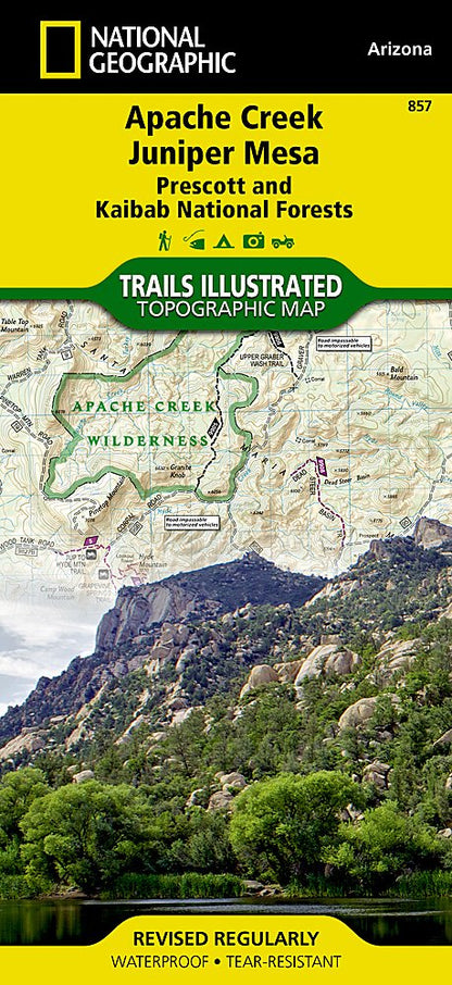 National Geographic Trails Illustrated AZ Prescott Nat Forest Map Pack Bundle