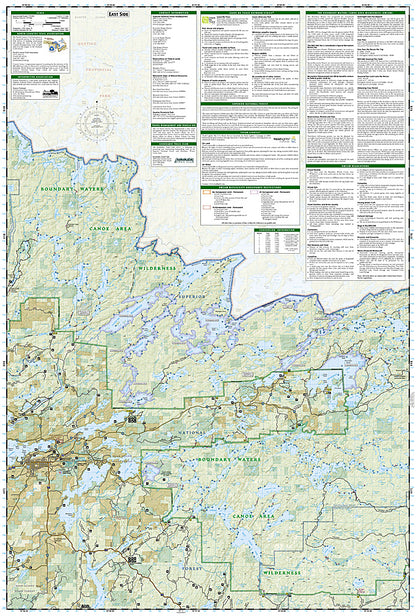 National Geographic MN Boundary Waters Map Bundle TI01020591B