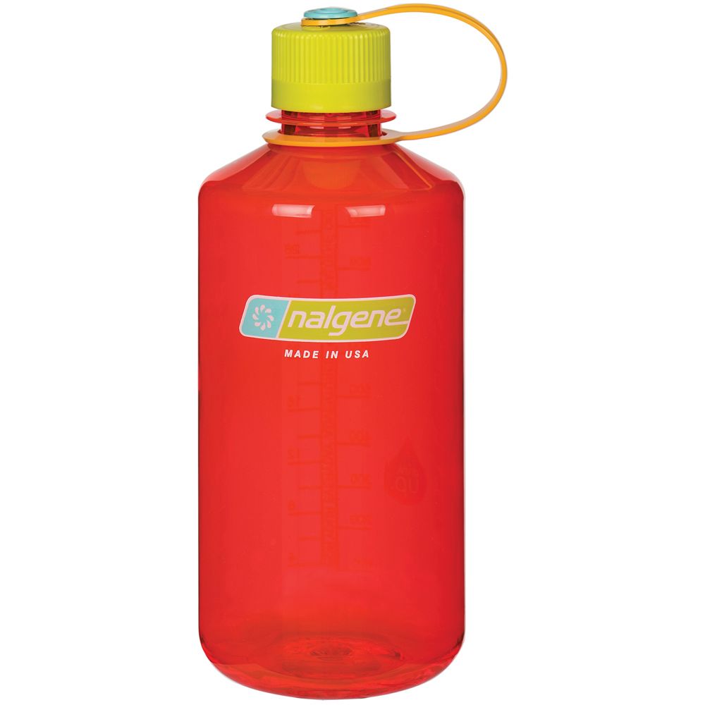 Nalgene Narrow Mouth 32 oz Sustain Bottle Pomegranate 2020-1432