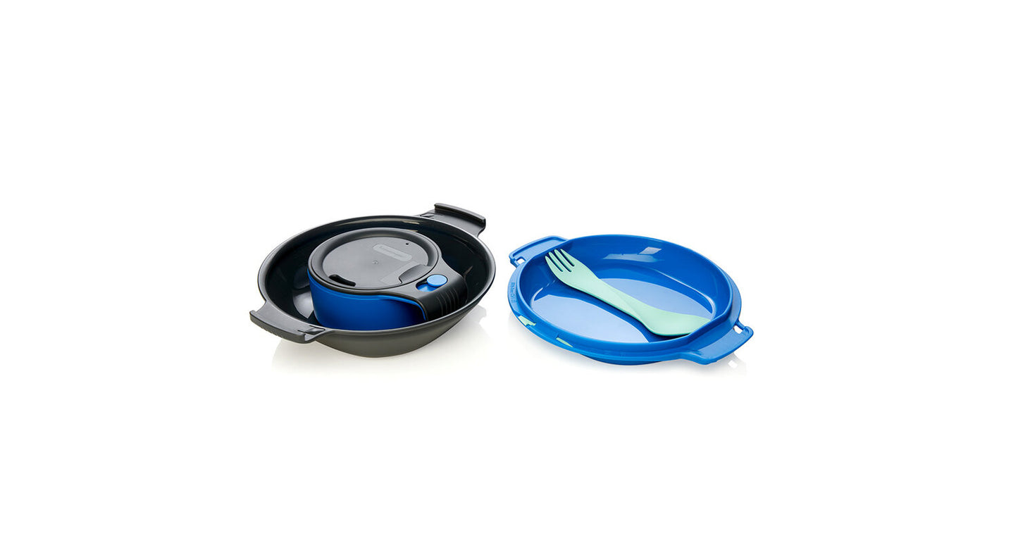 Humangear GoKit Deluxe Mess Kit Charcoal / Blue HG0652