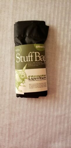 Equinox Bilby Ultralite Stuff Bag 5 x 8 Ultralight Sack Black Silicone Nylon