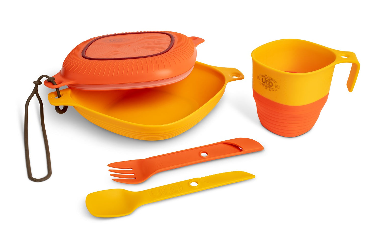 UCO 6-Piece Mess Kit Retro Sunrise F-MK-CORE6PC