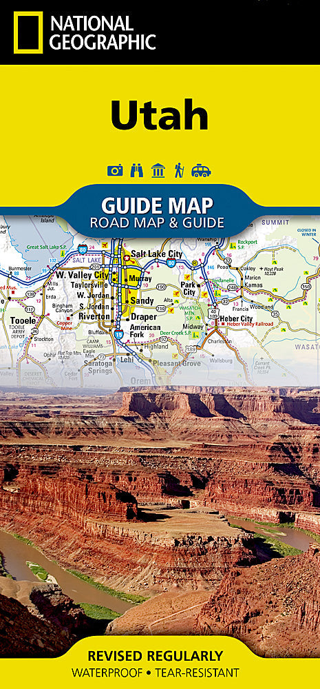 National Geographic GuideMap Utah Road Map & Travel Guide GM00620395