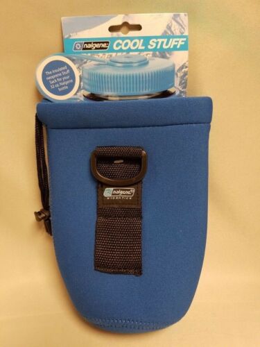 Nalgene Cool Stuff Neoprene 32oz Bottle Sleeve/Carrier w/Belt Loop/D-Ring/Cinch