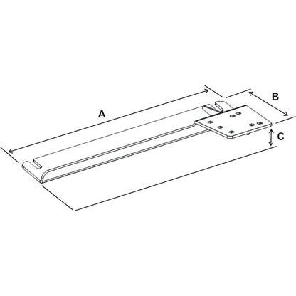 RAM Mount No-Drill Vehicle Base f/ 10-13 Ford Transit Connect + More [RAM-VB-175]