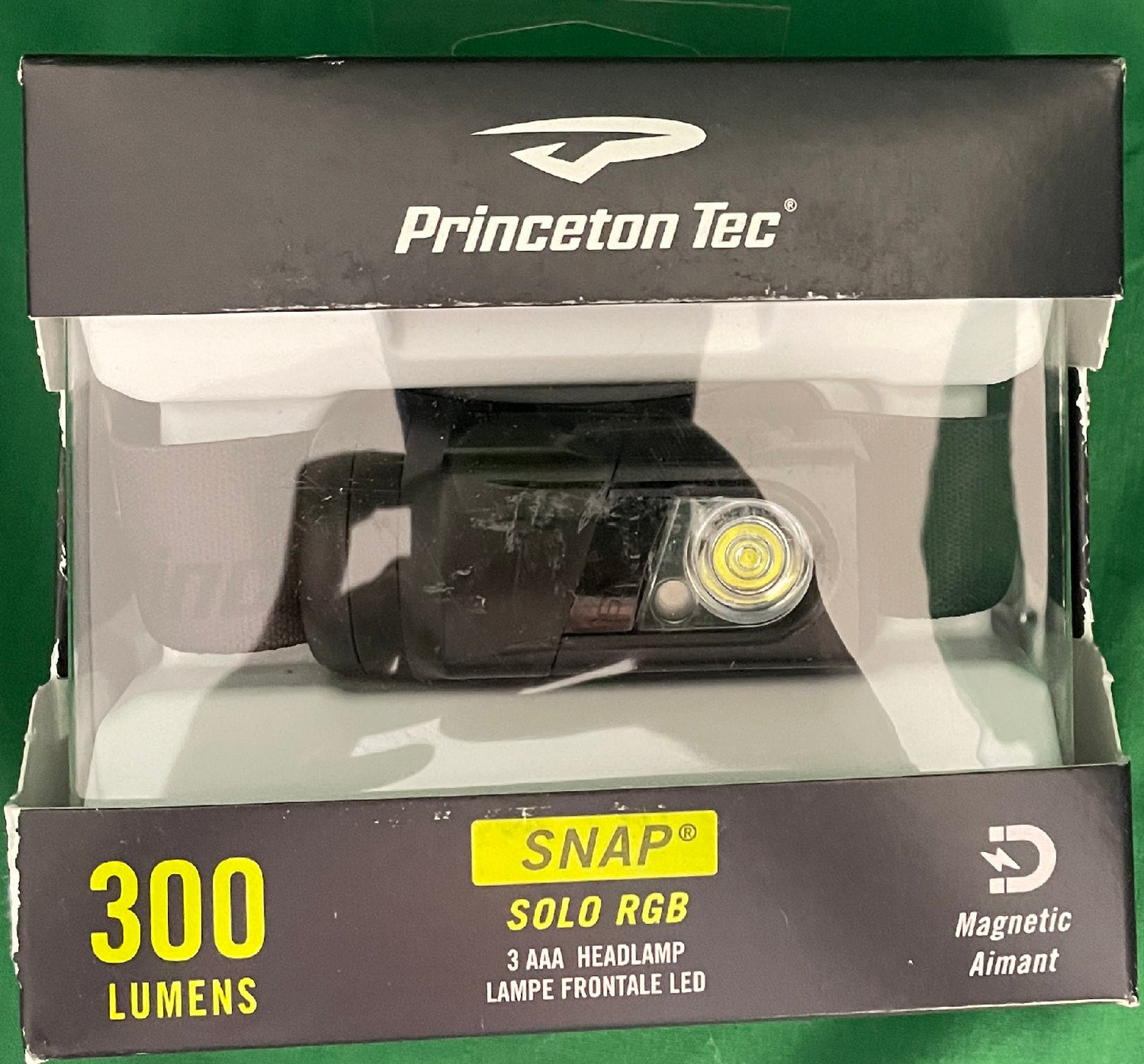 Princeton Tec Snap Solo RGB Headlamp  SNSOLO-RGB-BK