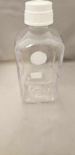 Nalgene 64oz Growler Bottle Clear w/White Lid BPA Free Tough Leakproof Tritan