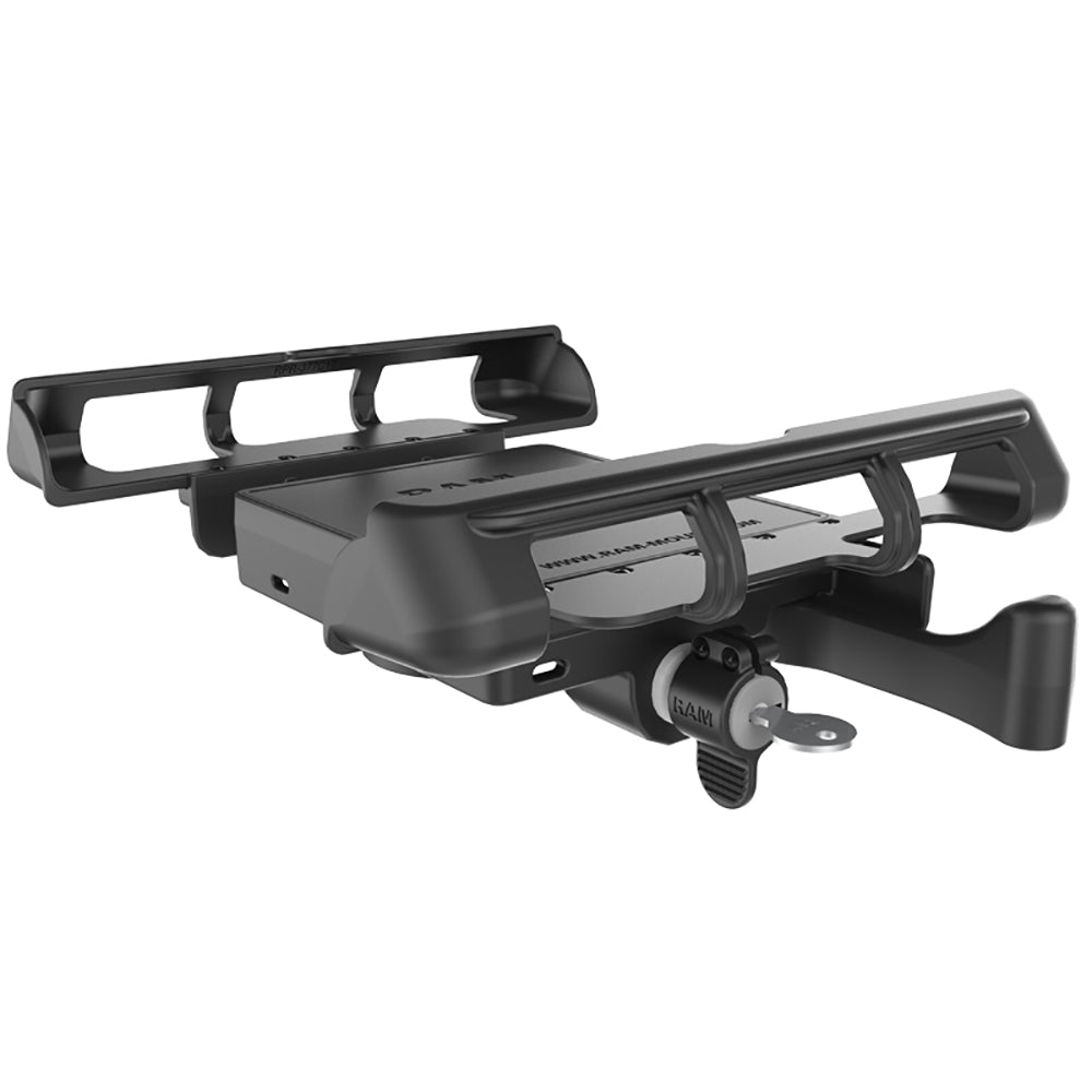 RAM Mount Tab-Lock Universal Locking Cradle f/Apple iPad w/LifeProof & Lifedge Cases [RAM-HOL-TABL17U]