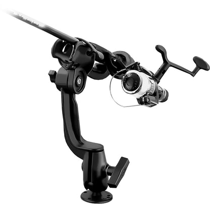 RAM Mount RAM-ROD 2000 Fishing Rod Holder w/RAM-ROD Revolution Ratchet/Socket System & Round Flat Surface Base [RAM-114-RBU]