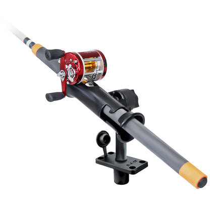 RAM Mount RAM Tube Jr. Fishing Rod Holder w/Standard 6" Length Post Spline & Flush Mounting Base [RAP-390-FU]