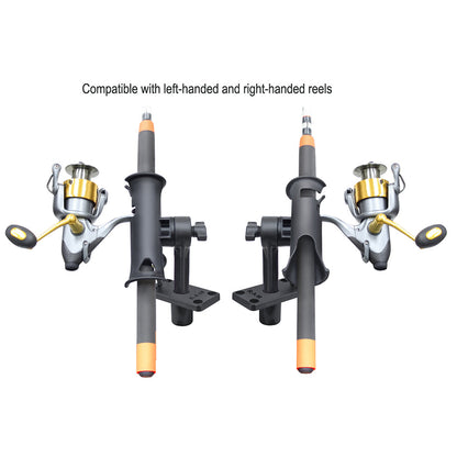 RAM Mount RAM Tube Jr. Rod Holder w/Short 4" Length Post Spline & Flush Mounting Base [RAP-390-SFU]