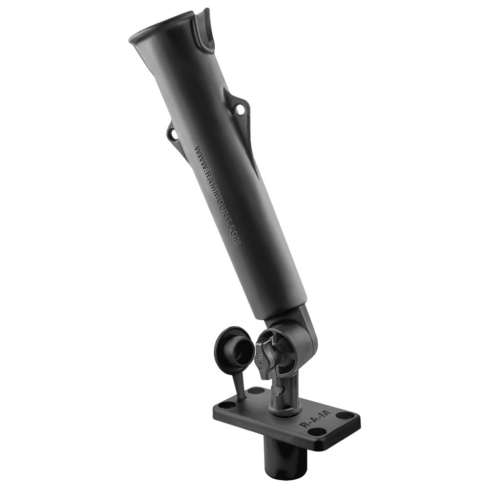 RAM Mount Tough-Tube Fishing Rod Holder w/3" Length Spline Post & Flush Mounting Base [RAP-394-SSF]