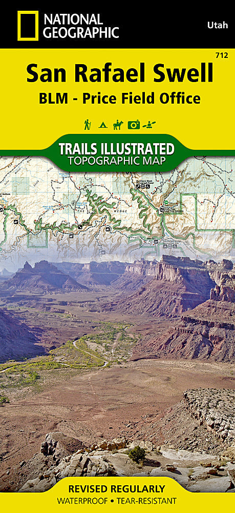 National Geographic Utah San Rafael Swell Trails Illustrated Map TI00000712