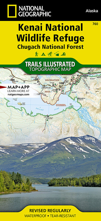 National Geographic Trails Illustrated AK Kenai National Wildlife Refuge Map TI00000760