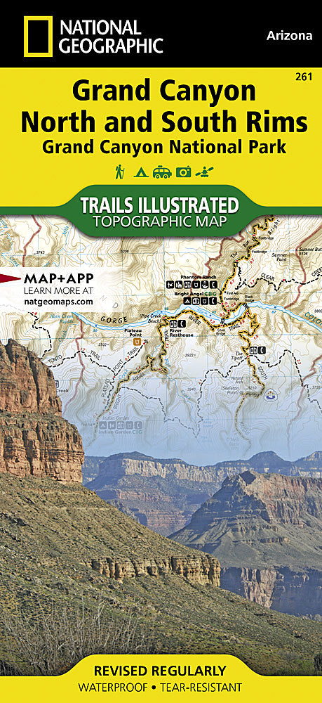 National Geographic AZ Grand Canyon Map Pack Bundle TI01020512B