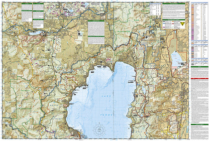 National Geographic CA NV Tahoe National Forest Map Pack TI01021198B