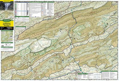 National Geographic Trails Illustrated VA Blacksburg River Valley Map TI00000787