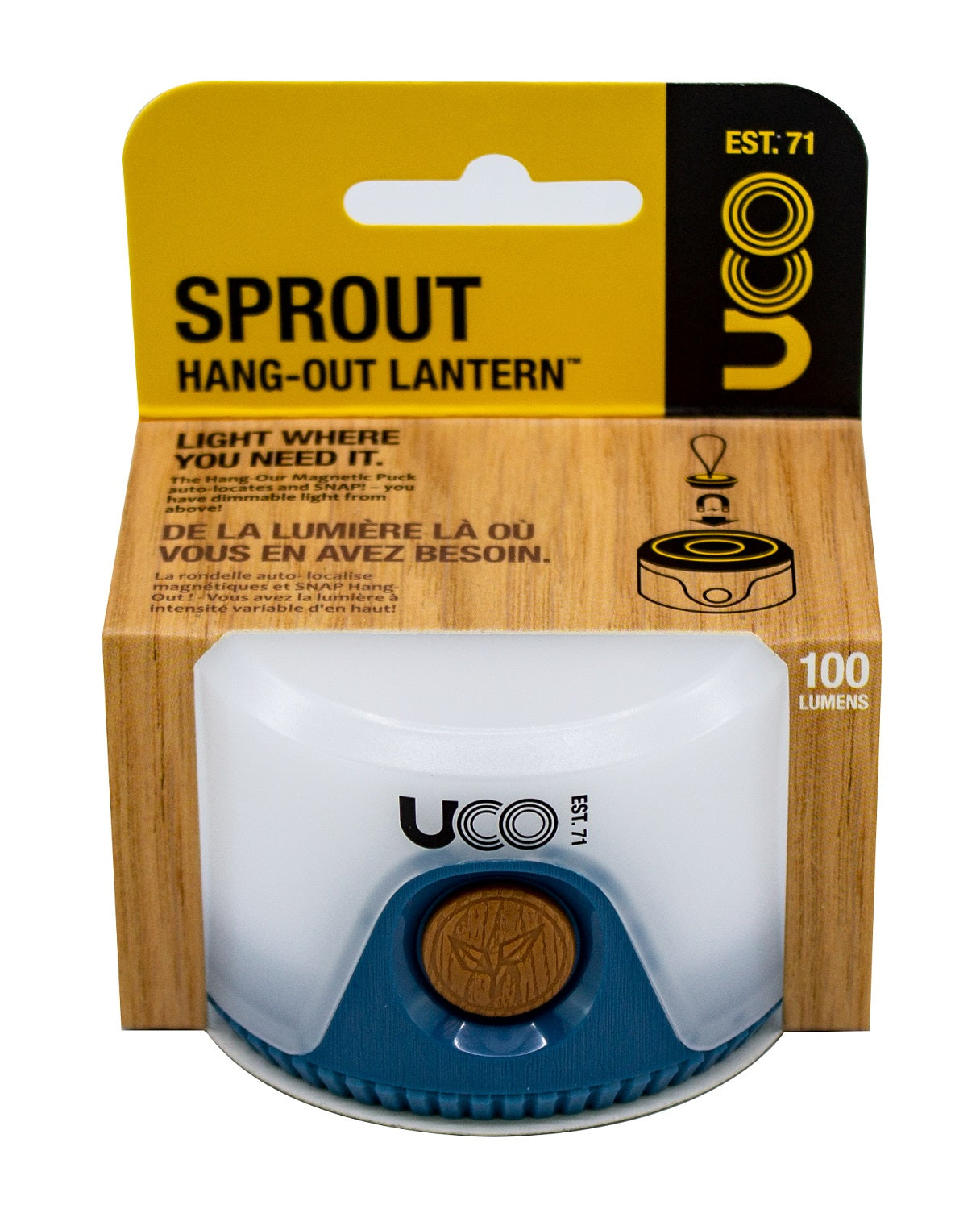 UCO Sprout Mini Lantern Blue ML-SPROUT