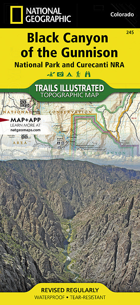 National Geographic Trails Illustrated Colorado Black Canyon Of Gunnison Map TI00000245