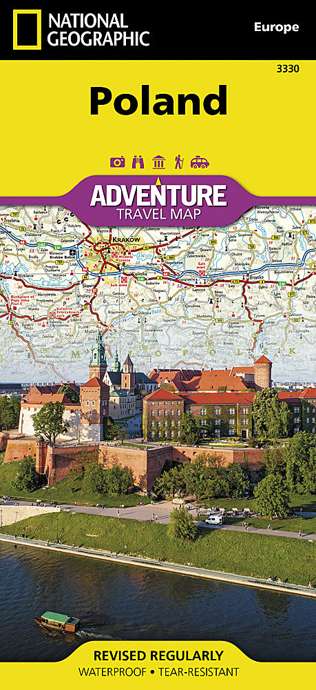 National Geographic Adventure Map Poland Central Europe AD00003330