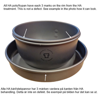 Trangia Alcohol Stove 27-3 UL/HA Cook Set w/Hard Anodized Pots & NS Fry Pan