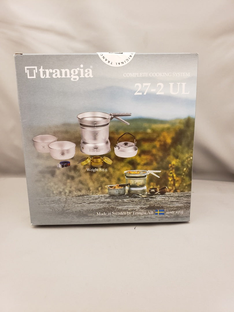 Trangia Storm Cooker 27-2 UL Alcohol Stove Cook Set w/Non-Stick Pots & Fry Pan