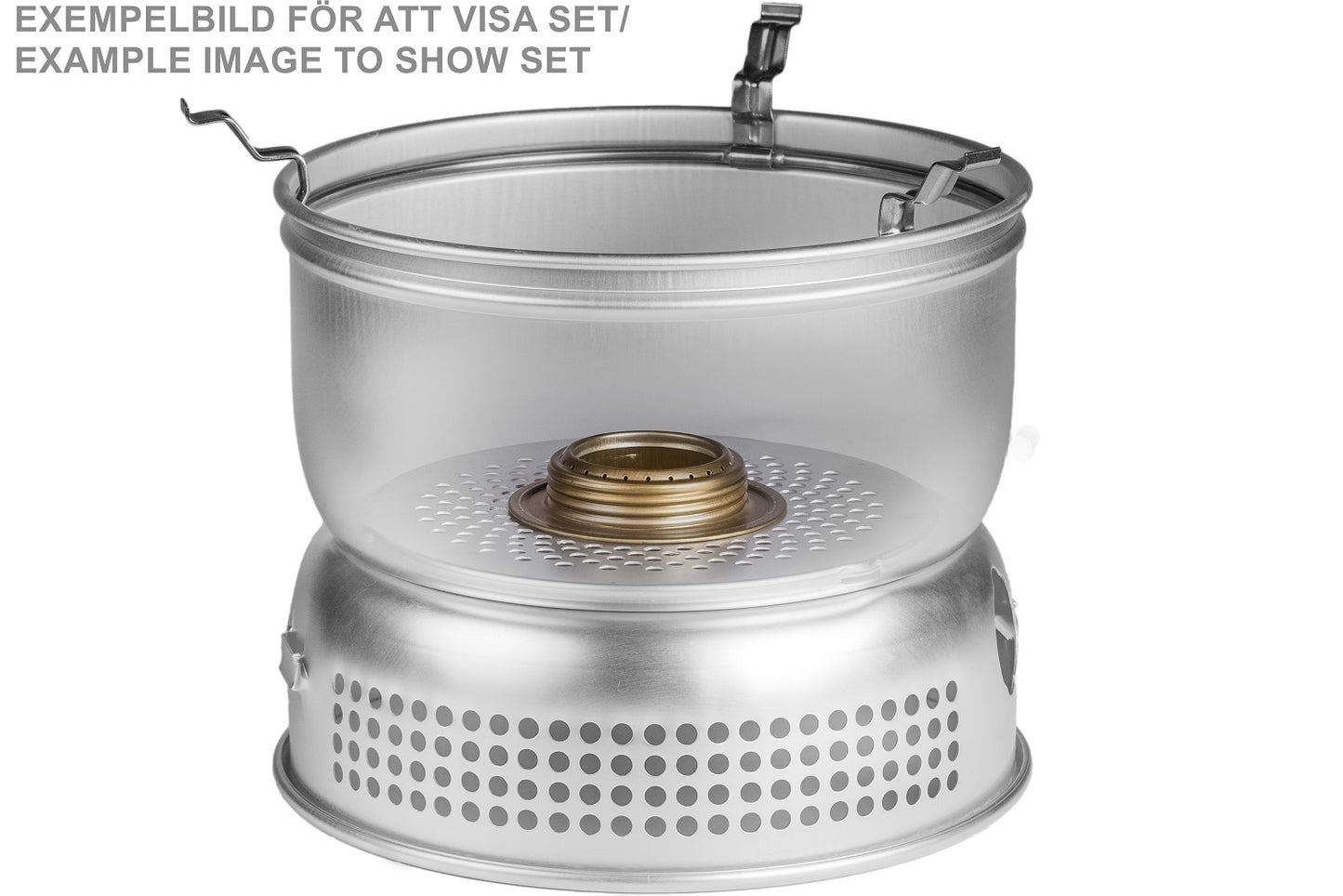 Trangia Storm Cooker 27-3 UL Alcohol Stove Cook Set w/Pots & Non-Stick Fry Pan