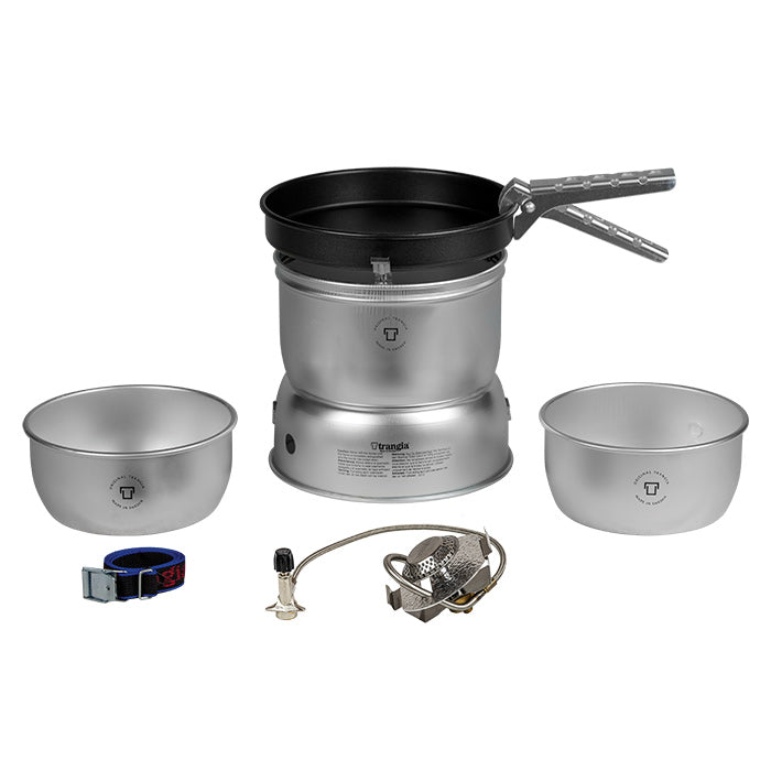 Trangia Storm Cooker 27-3 UL Gas Canister Stove Cook Set w/Pots & NS Fry Pan