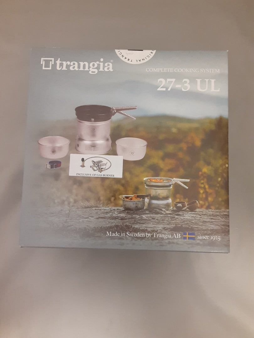 Trangia Storm Cooker 27-3 UL Gas Canister Stove Cook Set w/Pots & NS Fry Pan