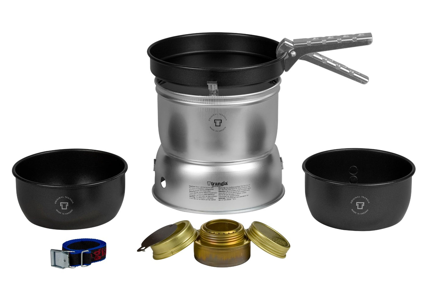 Trangia Storm Cooker 27-5 UL Alcohol Stove Cook Set w/Non-Stick Pots & Fry Pan