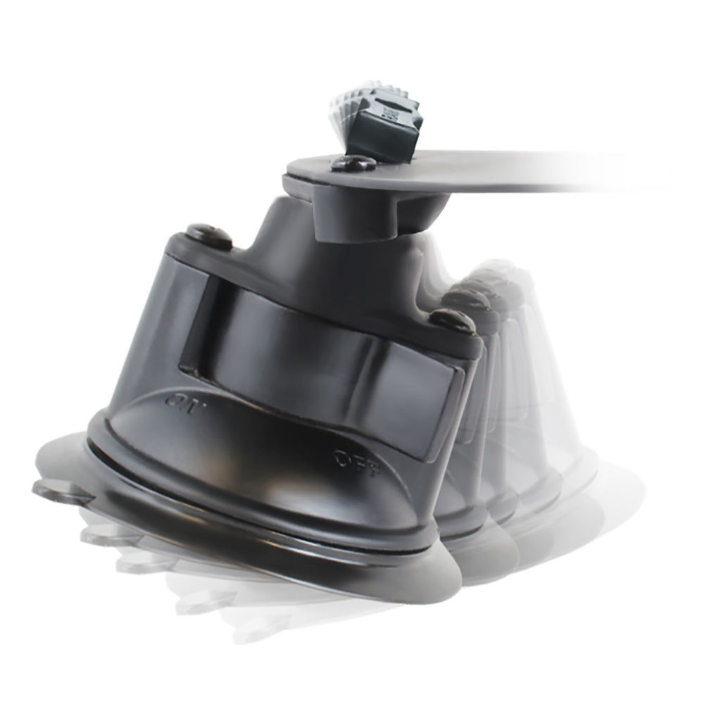 RAM Mount Dual Articulating Suction Cup Base w/1" Ball Base [RAM-B-189B-PIV1U]