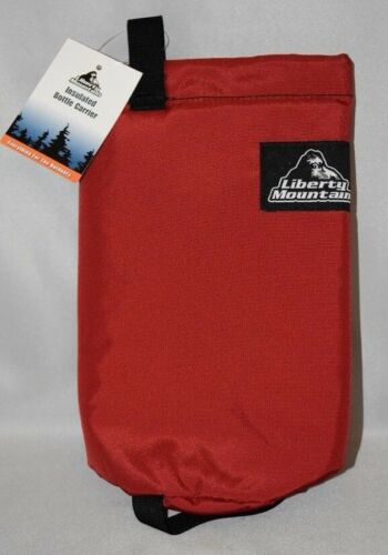 Liberty Mountain Insulated 1 Quart or Liter Red Water Bottle Carrier