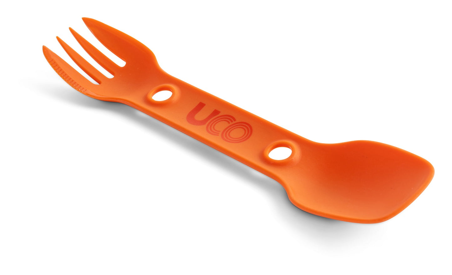 UCO Utility Spork Fork-Spoon-Knife Combo 7'' Utensil Ember Orange F-SP-UT-BULK