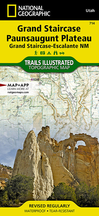 National Geographic Trails Illustrated UT Grand Staircase Paunsaugunt Map TI00000714