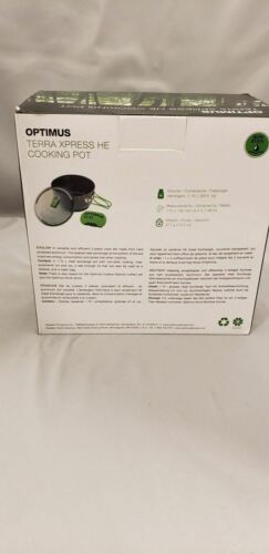 Optimus Terra Xpress HE Non-Stick 1.75L Pot w/Handles, Strainer Lid & Sponge